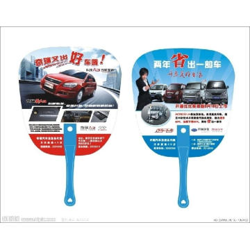 Custom Printed Promotional Round Paper Fan